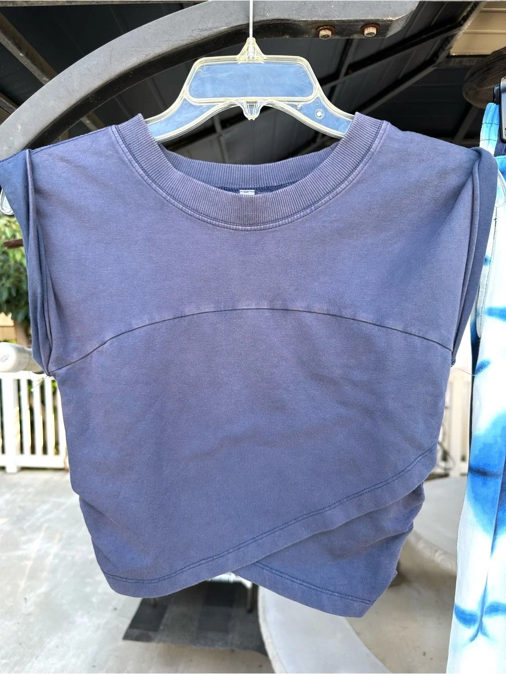 NEW FREE PEOPLE SHIBORI NAVY COMBO CROSSOVER SET SIZE XS!!!!